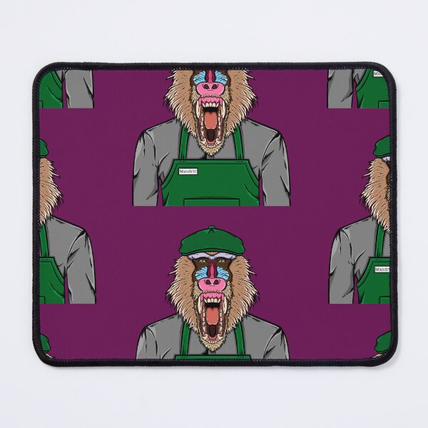 Item preview, Mascot Mandrill (Barista) designed and sold by VisualShopay.