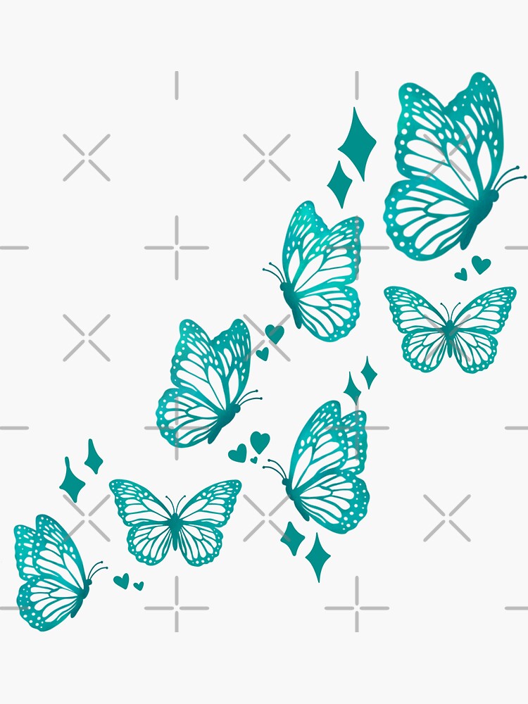 "Taylor Swift Debut Inspired Butterflies" Sticker for Sale by