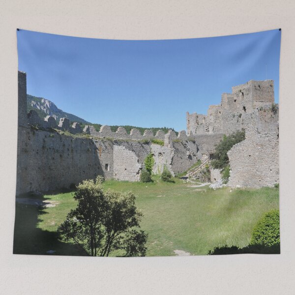 Item preview, Ruins of the castle of Queribus in France designed and sold by franck380.