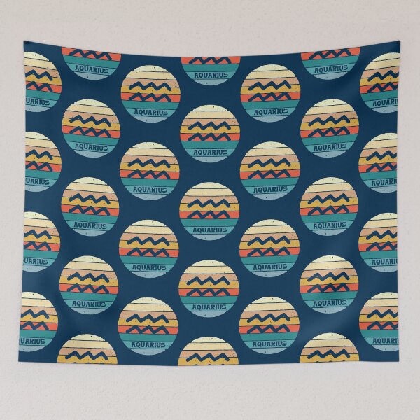 Item preview, Aquarius Zodiac Sign Horoscope Symbol Birthday Astrology designed and sold by hammack67.