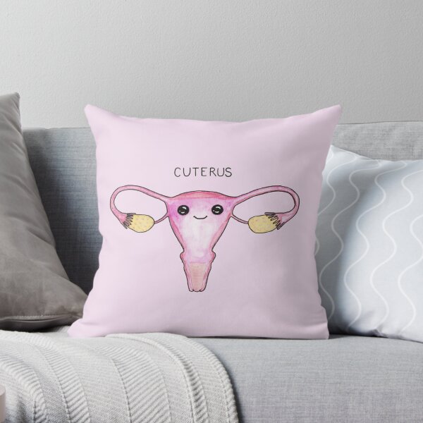 Cuterus! Throw Pillow