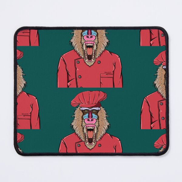 Item preview, Mascot Mandrill (Chef) designed and sold by VisualShopay.