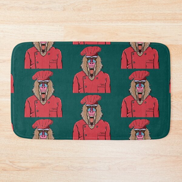 Item preview, Mascot Mandrill (Chef) designed and sold by VisualShopay.