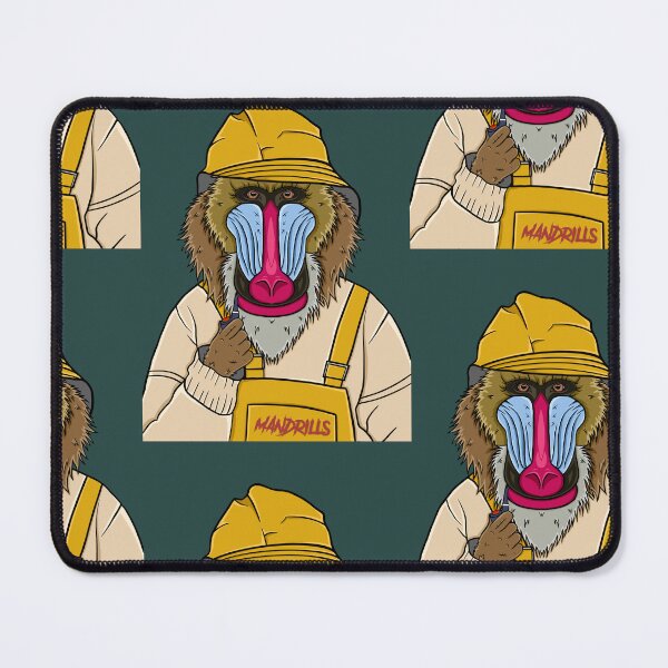 Item preview, Mascot Mandrill (Sailor) designed and sold by VisualShopay.