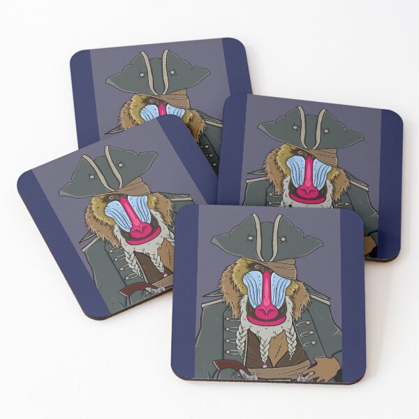 Item preview, Mascot Mandrill (Pirate) designed and sold by VisualShopay.
