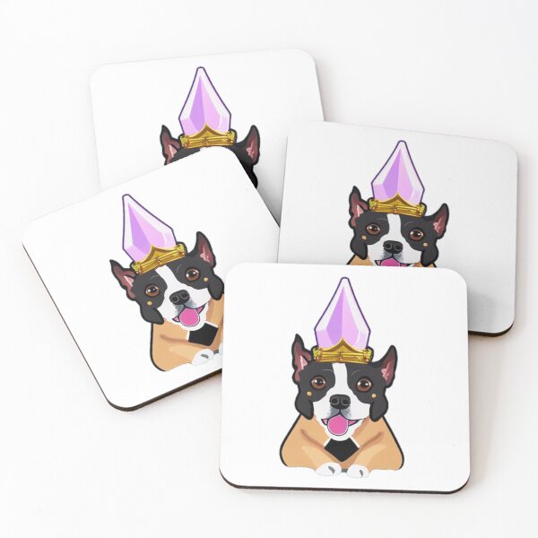 Item preview, Reigning Cats and Dogs Panting Dog Puppy King designed and sold by Bloomin'  Arty Families.