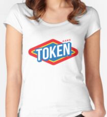 TOKEN GANG TOILET TRIP Women's Fitted Scoop T-Shirt