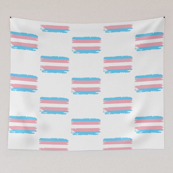 Artikelvorschau, Zerfetzte Trans-Flagge (kein Text) entworfen und verkauft von Nikom325.