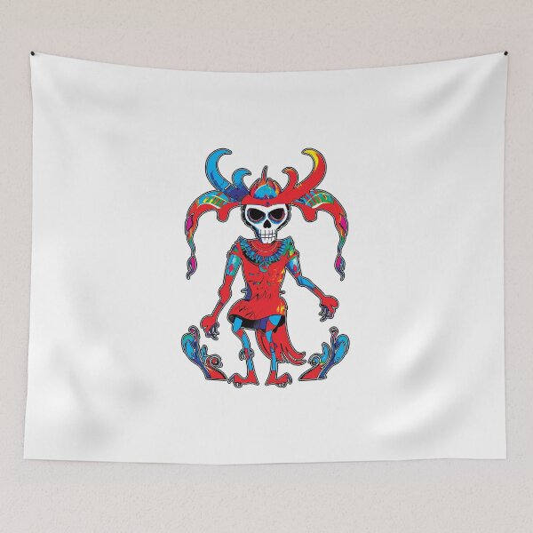 Item preview, El Bufón - The Jester - Día De Los Muertos, Day of the Dead designed and sold by Rickie Pauley.