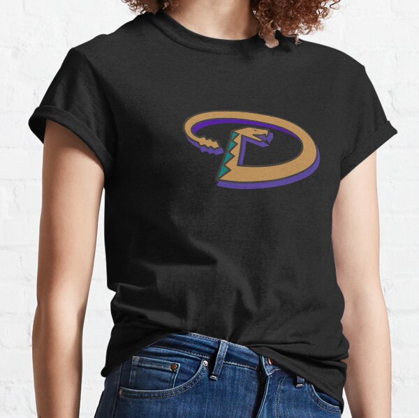 Arizona Diamondbacks Distressed Vintage Snake logo T shirt