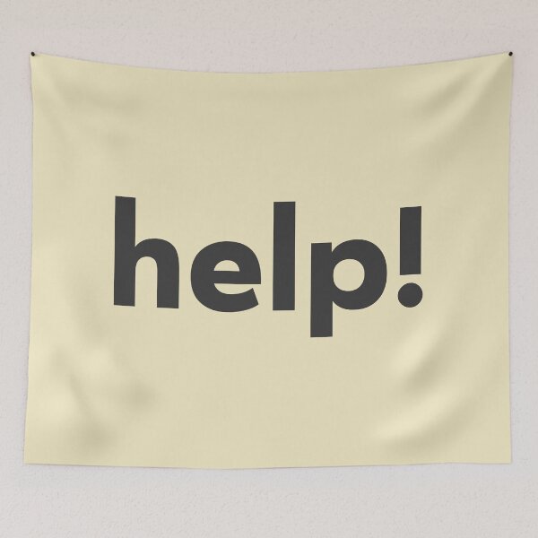 Item preview, Help designed and sold by Mindy Bubble.