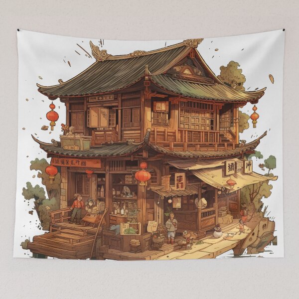 Item preview, Traditional landscape  designed and sold by fanzen69.