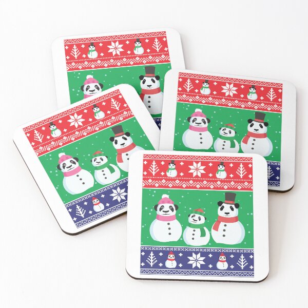 Item preview, Cute Panda Snowman Ugly Christmas Xmas Sweater designed and sold by willardgarret.
