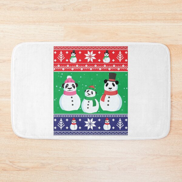 Item preview, Cute Panda Snowman Ugly Christmas Xmas Sweater designed and sold by willardgarret.