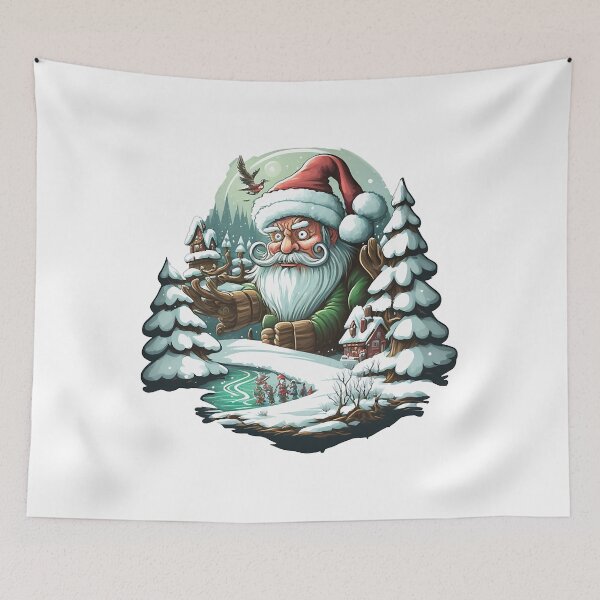 Item preview, Funny Christmas Giant Santa Premium designed and sold by willardgarret.