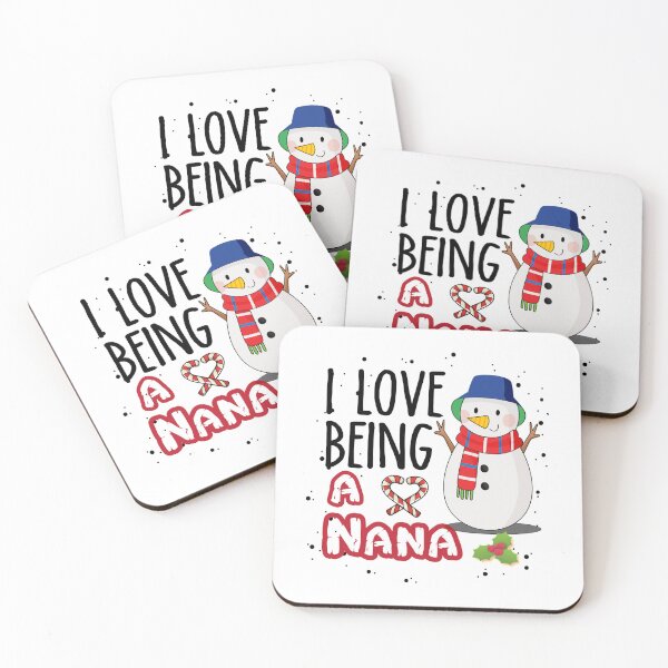 Item preview, I Love Being A Nana - Funny Snowman Family Gift , Great Christmas Gifts From kids designed and sold by willardgarret.