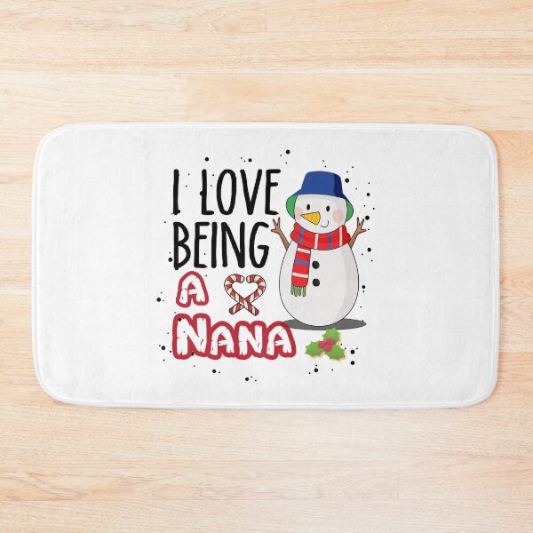 Item preview, I Love Being A Nana - Funny Snowman Family Gift , Great Christmas Gifts From kids designed and sold by willardgarret.