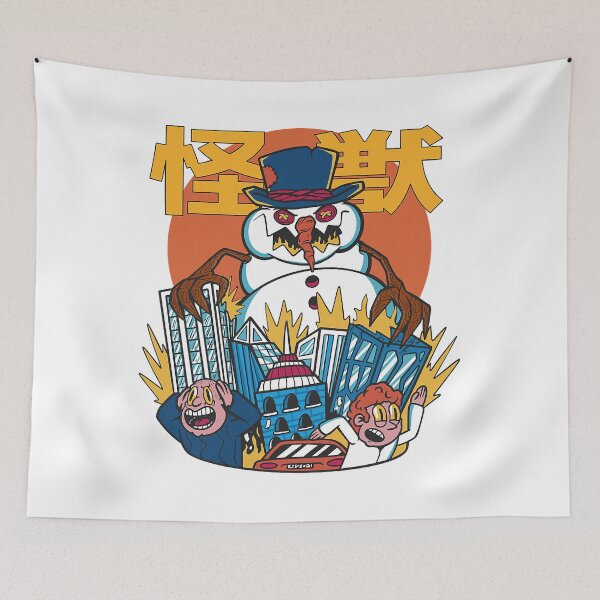 Item preview, Monster Snowman Sunset Japanese designed and sold by willardgarret.