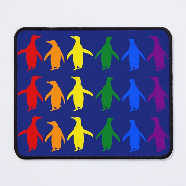 Item preview, Blue #0F1D7B background LGBTQI+ Pride Penguins LGBT LGBTQ designed and sold by SBPenguins.