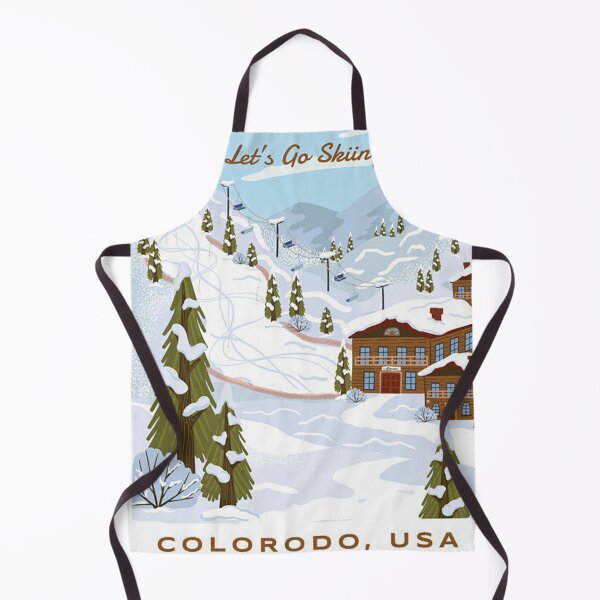 Item preview, Let's Go Skiing Colorodo USA designed and sold by olliveGOsseline.