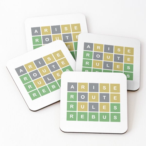 Item preview, My First Wordle Puzzle Game - Arise, Route, Rules, Rebus designed and sold by KennyBurrell.