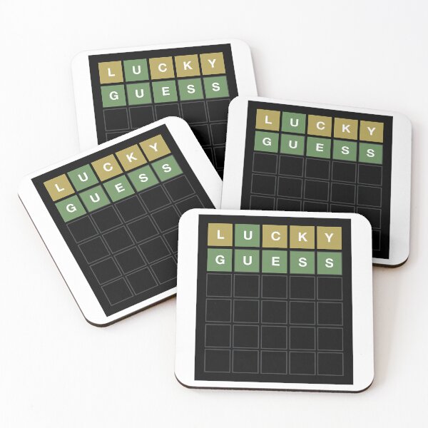 Item preview, Wordle Lucky Guess - Funny Wordl Grid Word Game Design designed and sold by KennyBurrell.