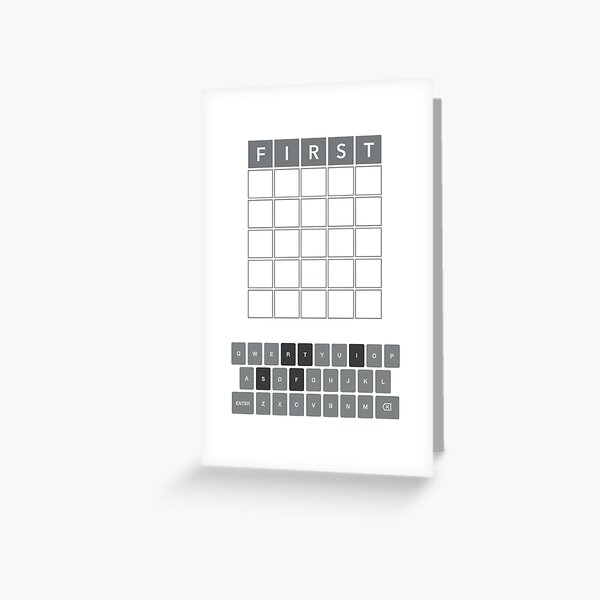Vista previa del artículo con la obra «Wordle Puzzle Game - Lo primero es lo más importante», diseñado y vendido por KennyBurrell.