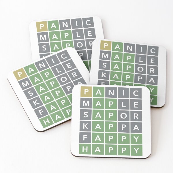 Item preview, Wordle Puzzle Game - From Panic to Happy designed and sold by KennyBurrell.