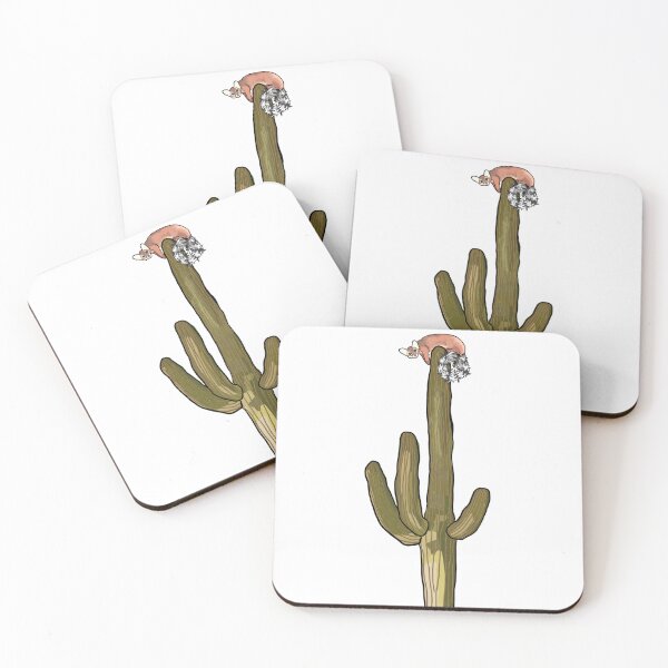 Item preview, Ringtail cat on saguaro  designed and sold by DarbyHunterArt.