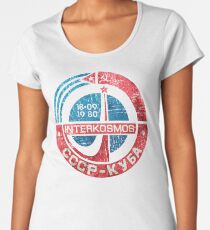 Interkosmos CCCP Kuba V01 Frauen Premium T-Shirts