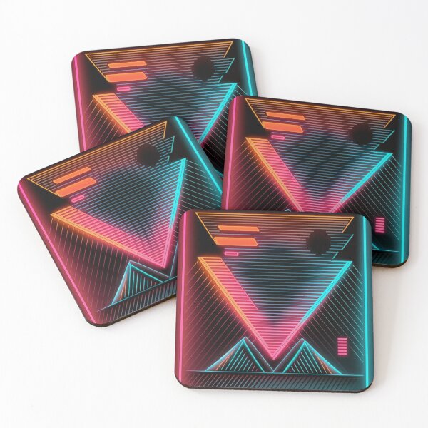 Item preview, 1980s Neon Abstract Two designed and sold by UlDesigns.