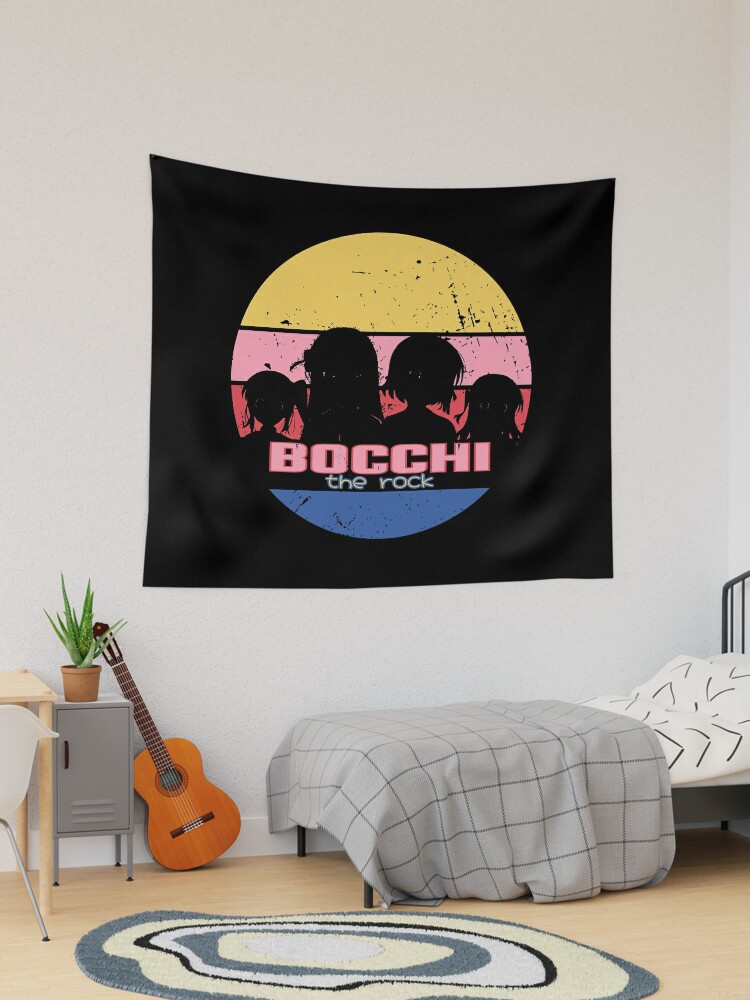 Bocchi the rock anime, All main characters: Hitori gotoh, Ryo yamada,  Ikuyo kita, Nijika ijichi, Aesthetic japan streetwear style, Clean black  Canvas Print for Sale by Animangapoi