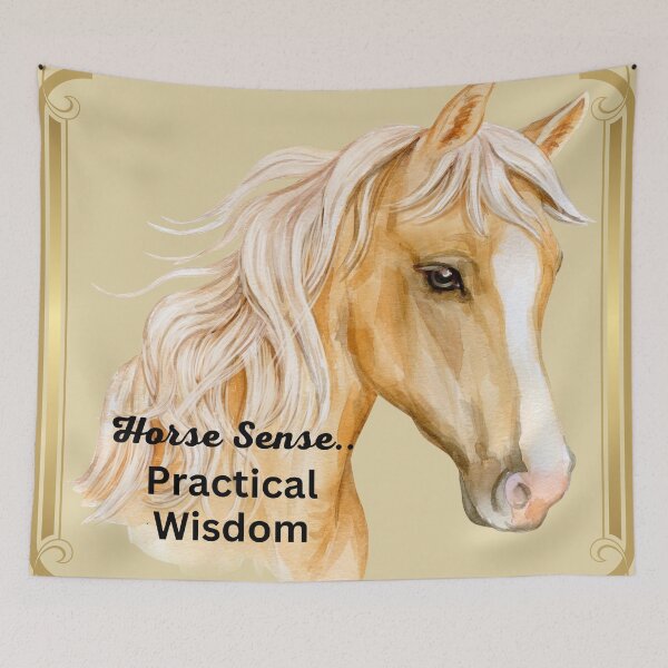 Item preview, Horse Sense Practical Wisdom designed and sold by LGMmugsdesign.