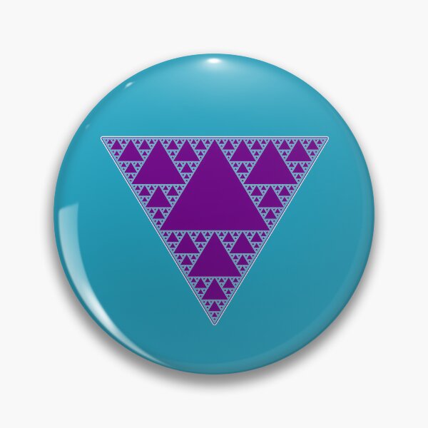 Item preview, 90s Triangle of Teal and Purple  designed and sold by Deborah Camp.