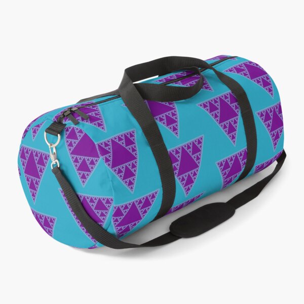 Item preview, 90s Triangle of Teal and Purple  designed and sold by Deborah Camp.