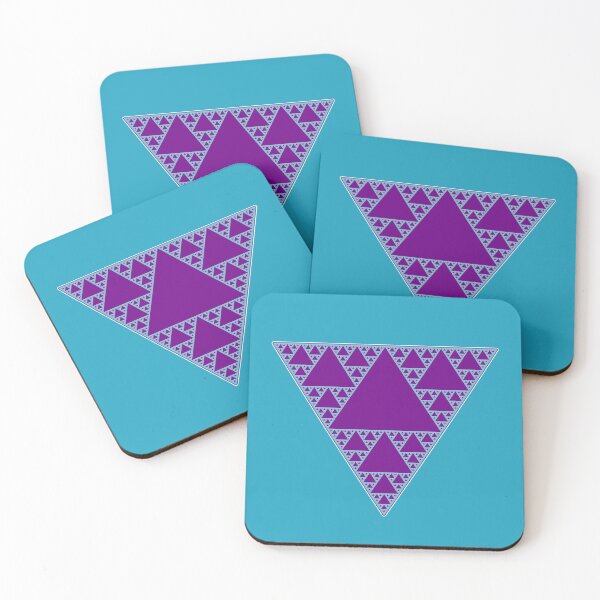 Item preview, 90s Triangle of Teal and Purple  designed and sold by Deborah Camp.