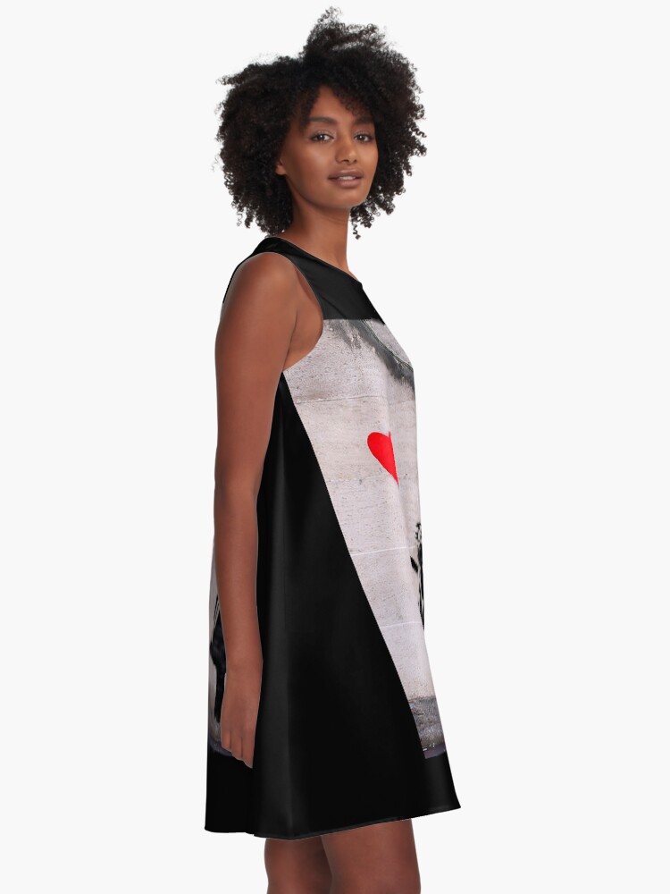 Alternate view of Banksy, Hope A-Line Dress