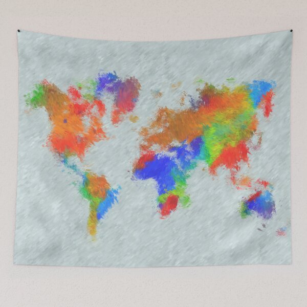 Item preview, Design 78 World Map designed and sold by artbylucie.