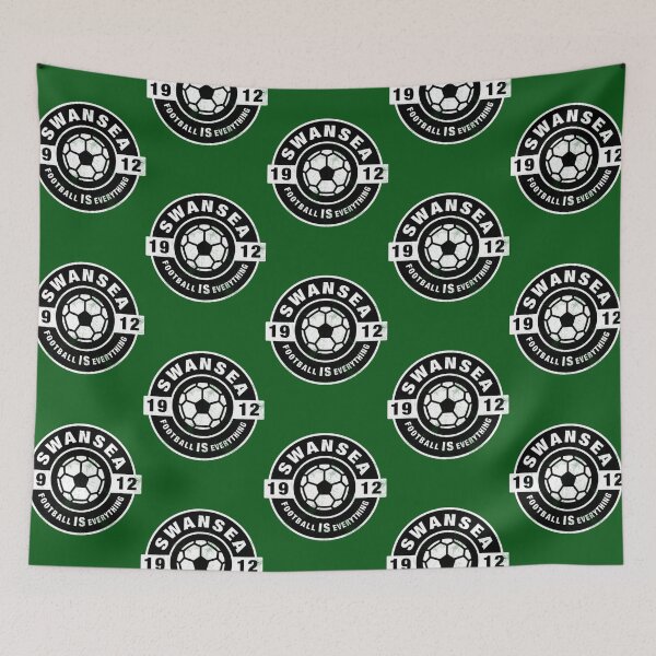Item preview, Football Is Everything - City of Swansea Fan Retro Pullover   designed and sold by DopeGirlCo.