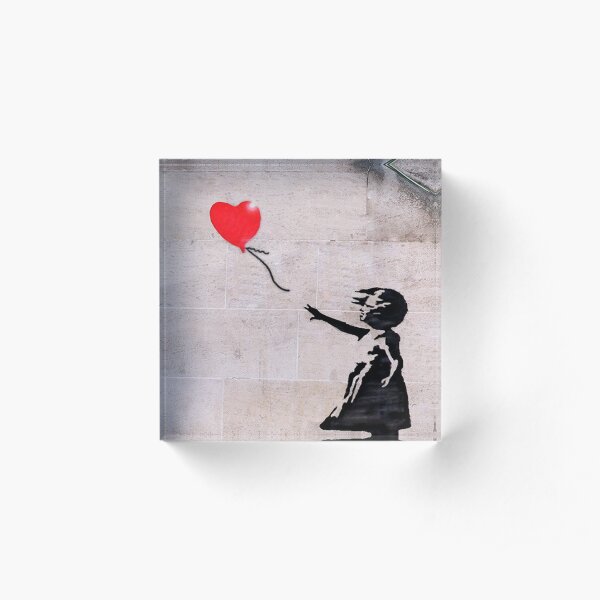 Banksy, Hope Acrylic Block