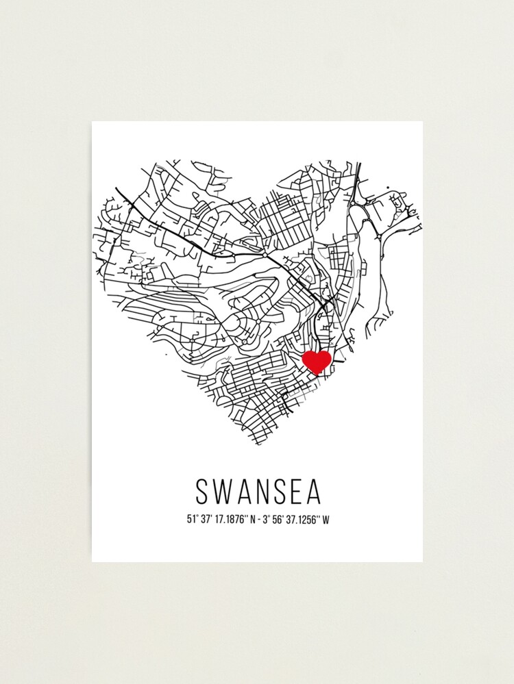 mapa de swansea