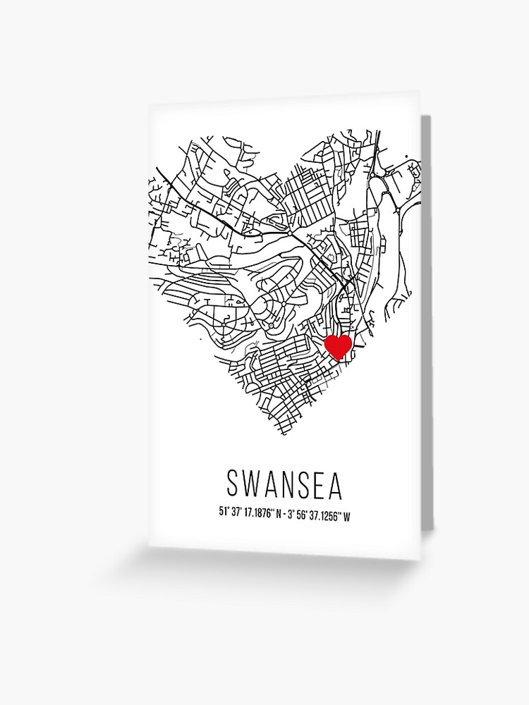 mapa de swansea