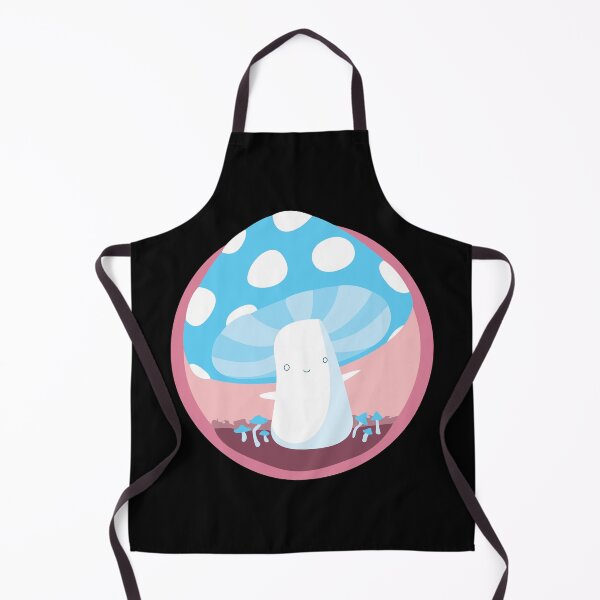 Item preview, trans pride mushrooom (blue on pink) designed and sold by plotDriving-NPC.