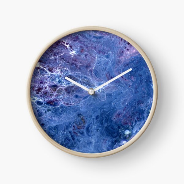 Blue Lace Clock