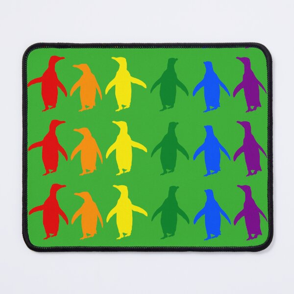 Item preview, Bright Green #35B02C background LGBTQI+ Pride Penguins LGBT LGBTQ designed and sold by SBPenguins.