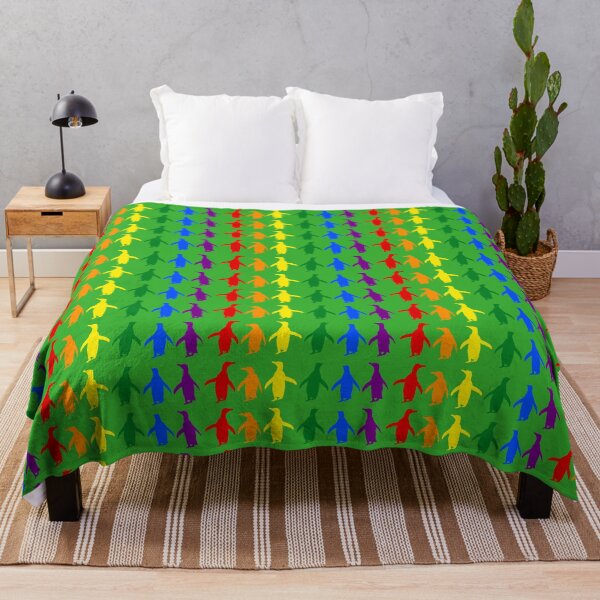 Item preview, Bright Green #35B02C background LGBTQI+ Pride Penguins LGBT LGBTQ designed and sold by SBPenguins.