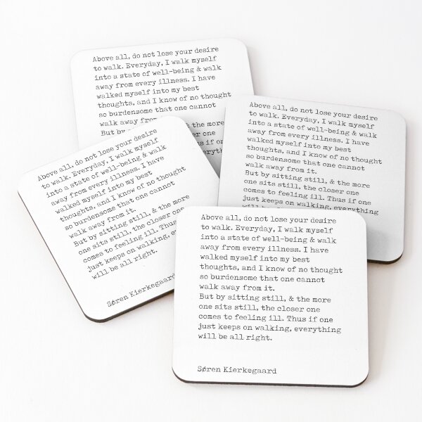Item preview, Above all - Soren Kierkegaard Poem - Literature - Typewriter Print designed and sold by Studio Grafiikka.