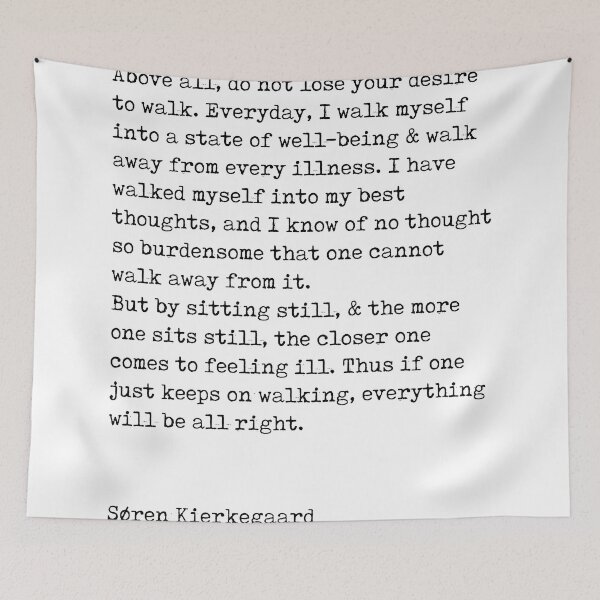 Artikelvorschau, Above all - Soren Kierkegaard Poem - Literature - Typewriter Print entworfen und verkauft von Studio Grafiikka.
