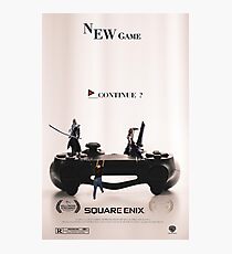 Final Fantasy VII "NEW GAME" Photographic Print