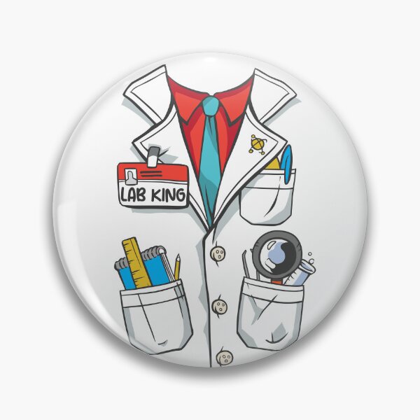 Item preview, Lab King Costume Science Coat Men's Lab Tech Costume Gear designed and sold by DynamicDesign.